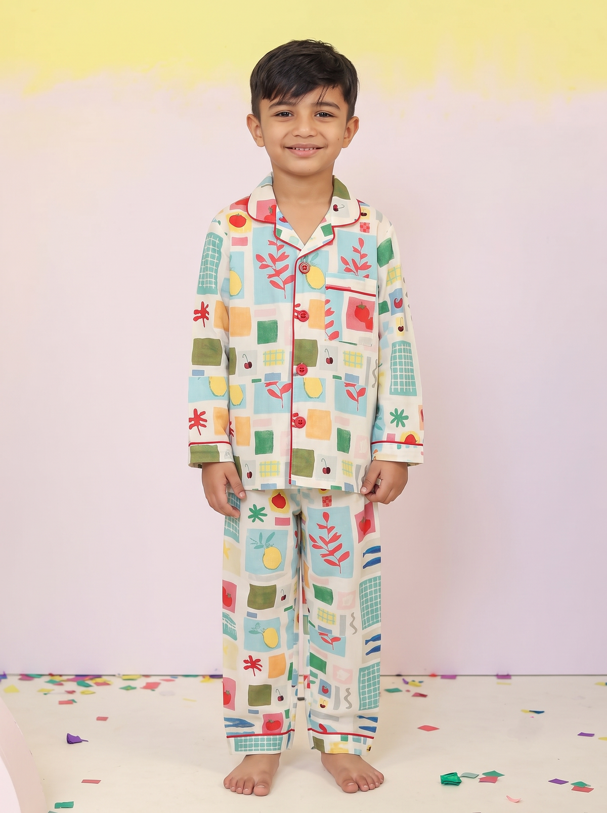 Colour Canvas Night Suit