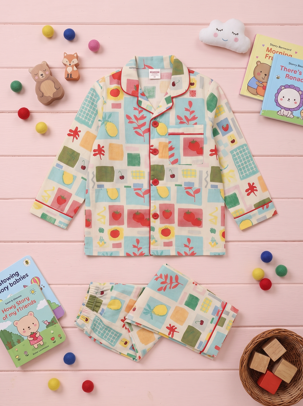 Colour Canvas Night Suit