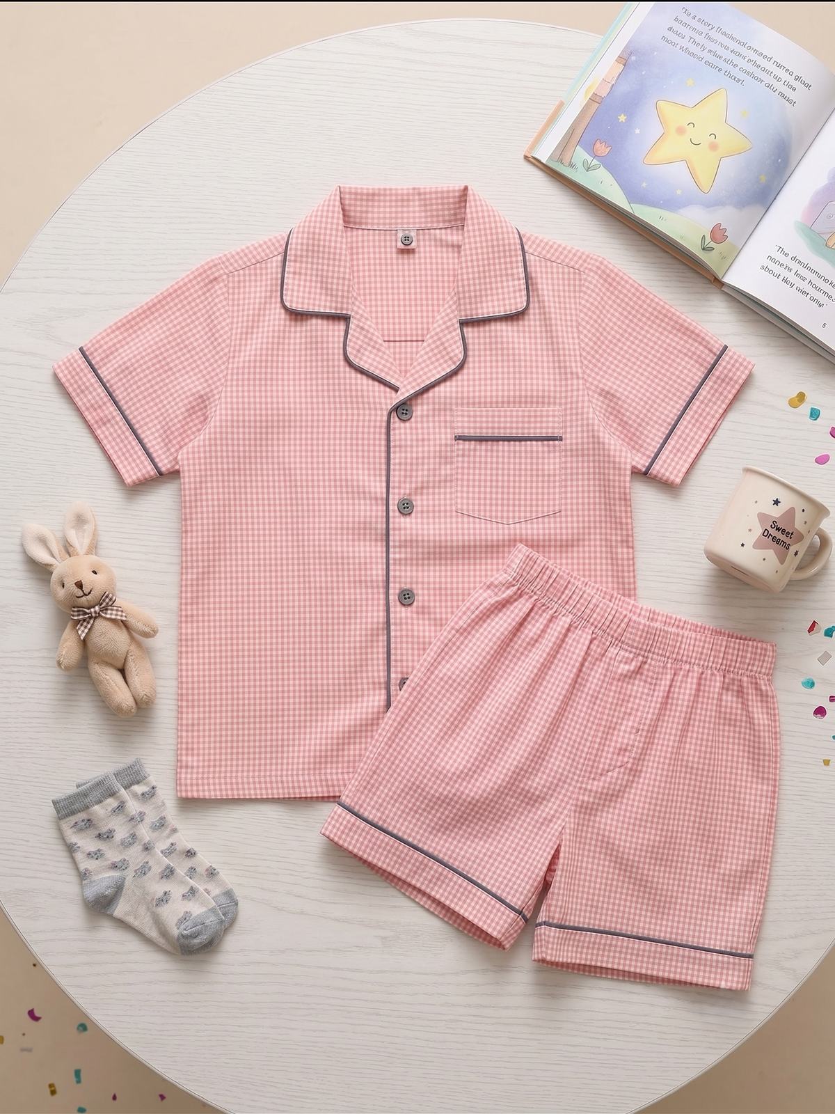 Blush Bloom Checks