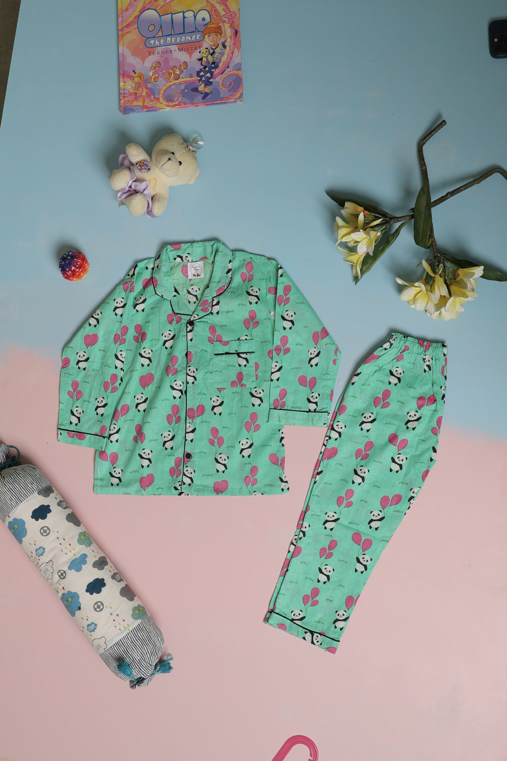 Panda Up & Away Night Suit