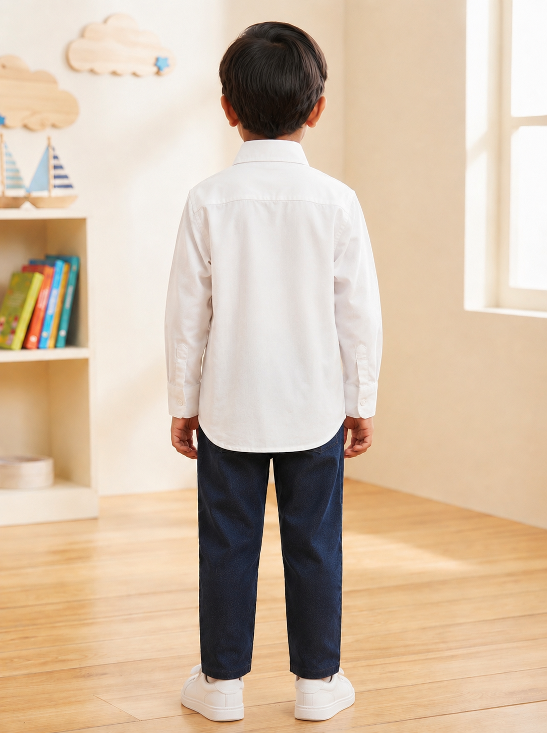 Little Pilot Cotton Shirt