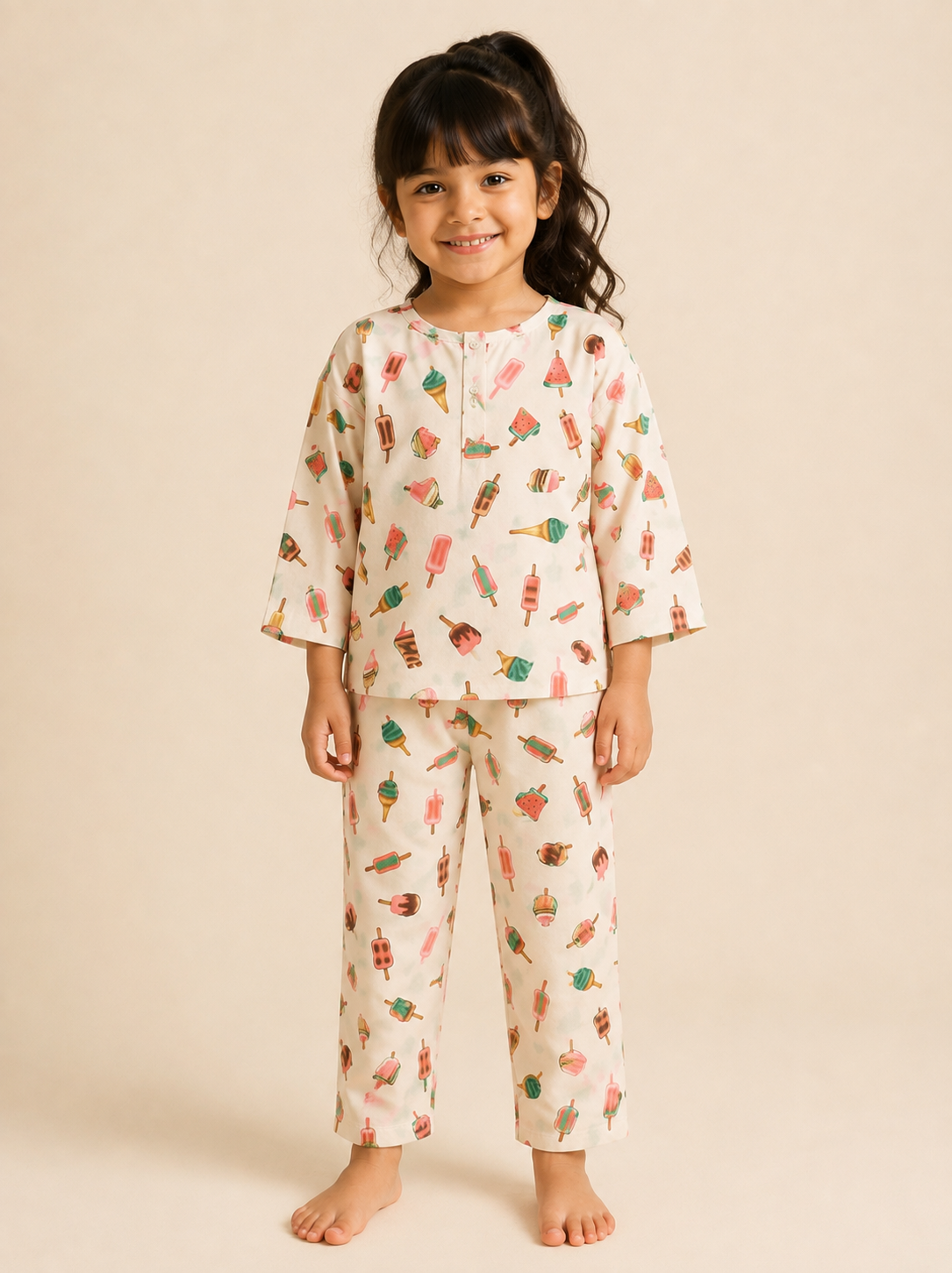 Ice Cream Party Night Suit
