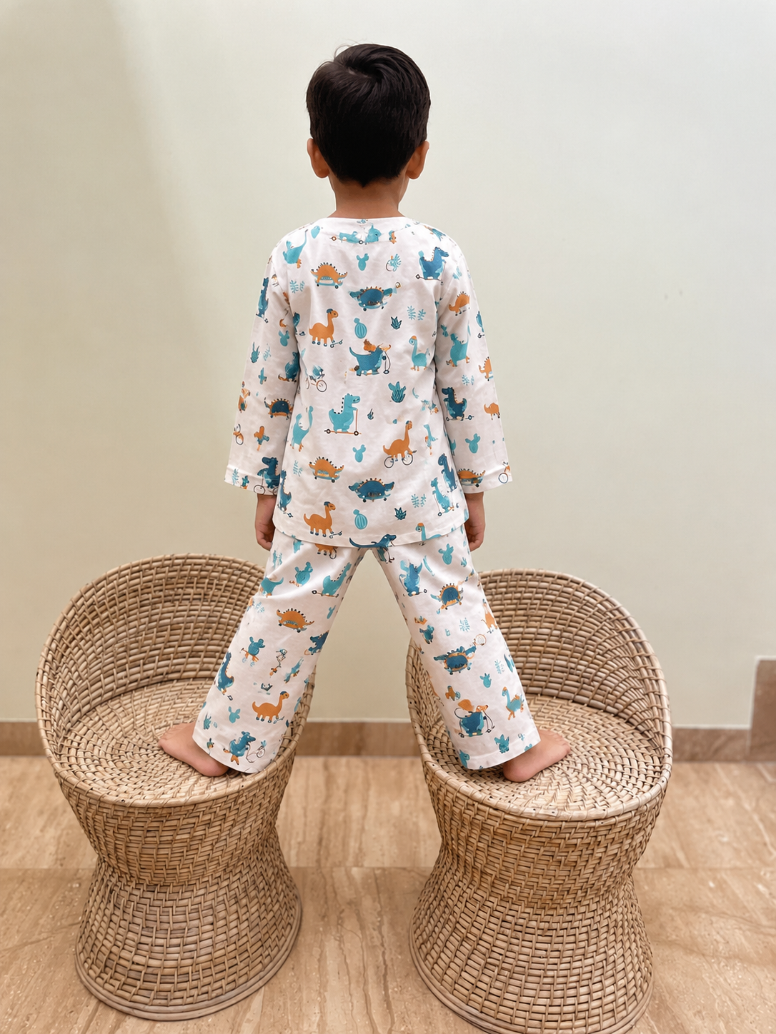 Dino on Wheels Night Suit