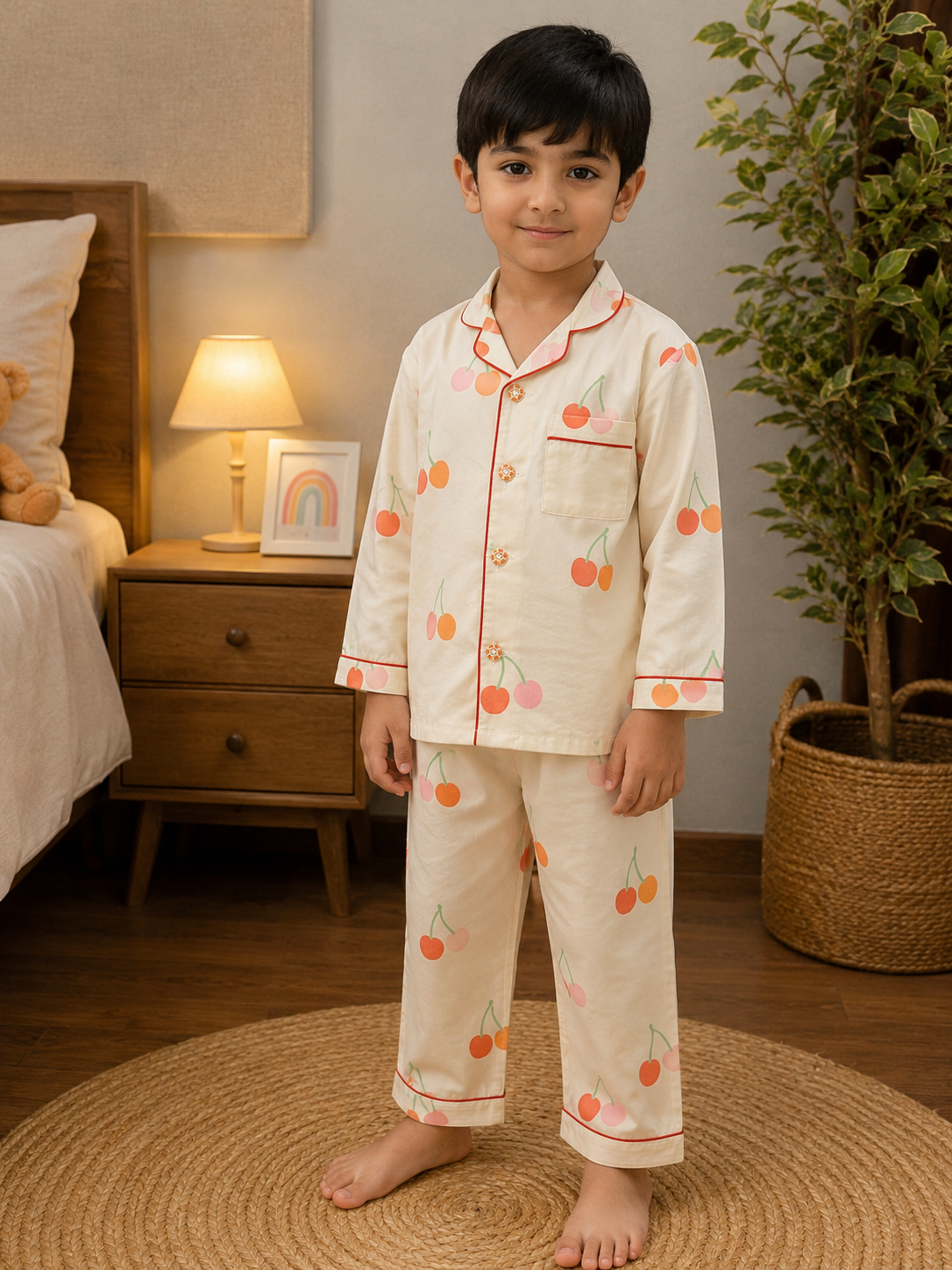 Cherry Sweet Dreams Night Suit