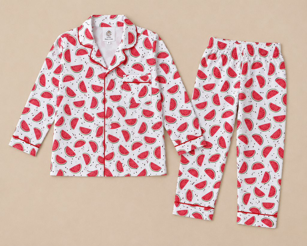 Watermelon Smiles Night Suit