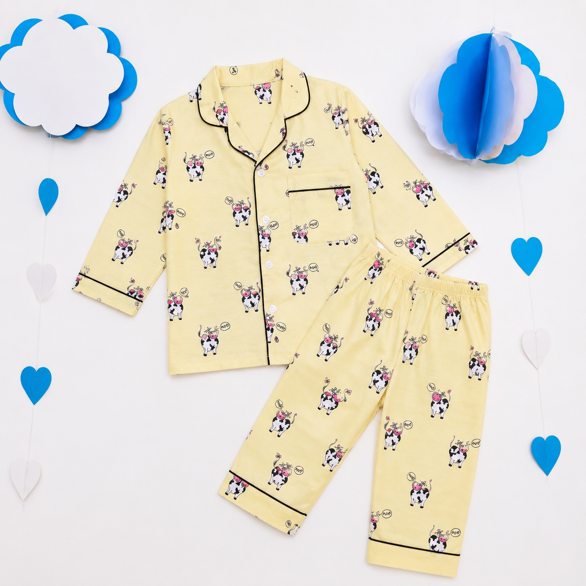 Sunshine Moo Night Suit