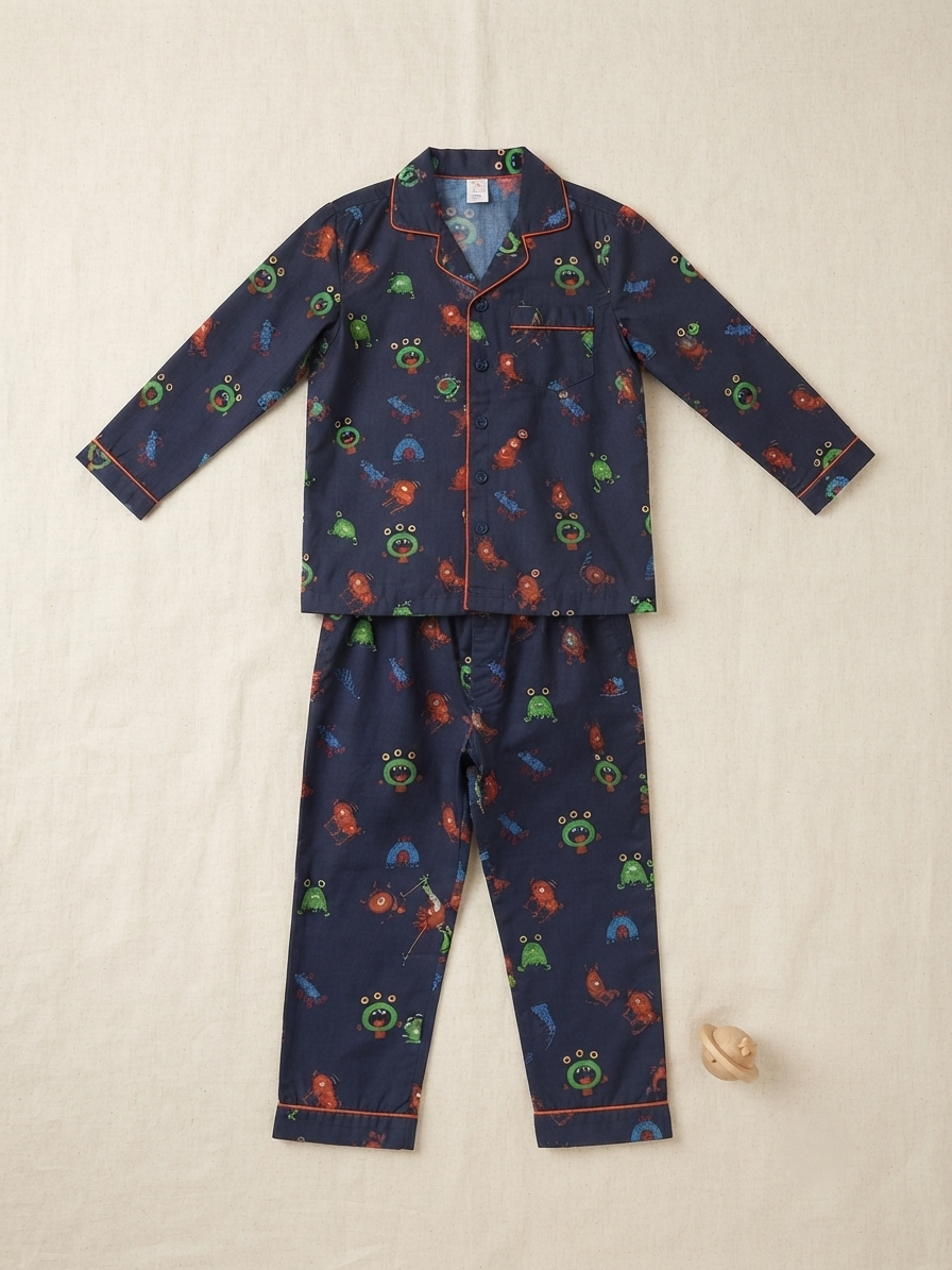 Friendly Monster Club Night Suit