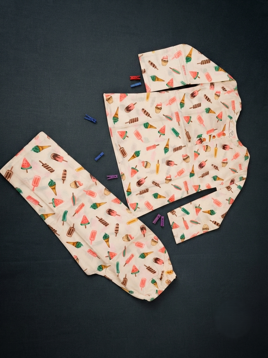 Ice Cream Party Night Suit