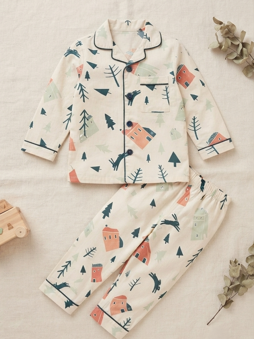 Bunny's Woodland Home Night Suit