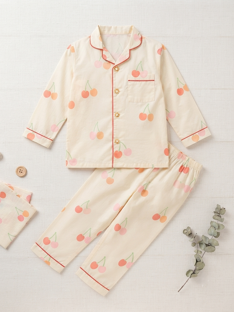 Cherry Sweet Dreams Night Suit