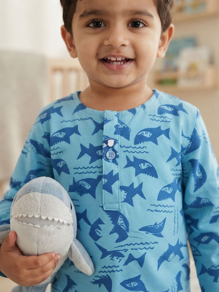 Shark Splash Night Suit