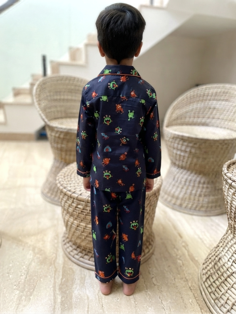 Friendly Monster Club Night Suit