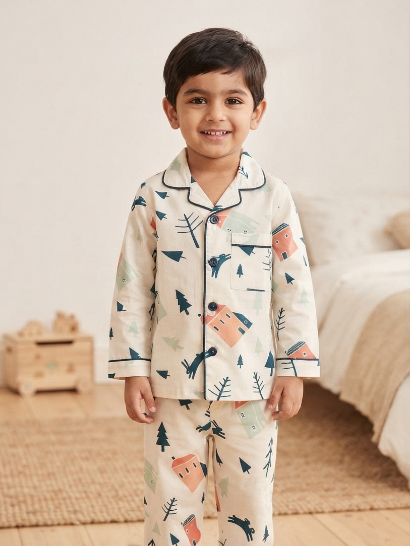 Bunny's Woodland Home Night Suit