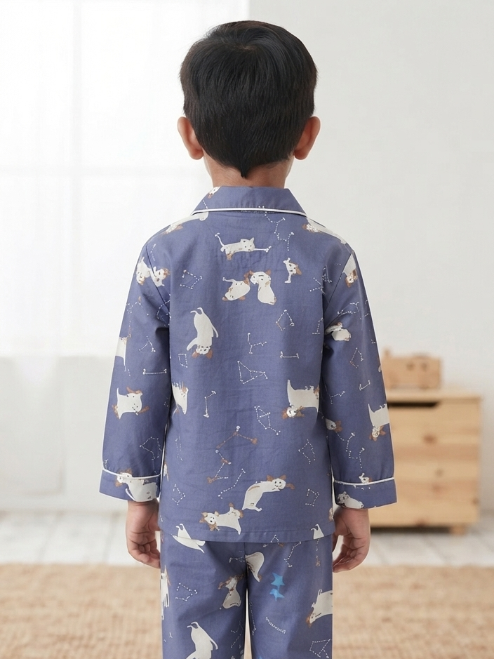 Fluffy Cats Night Suit