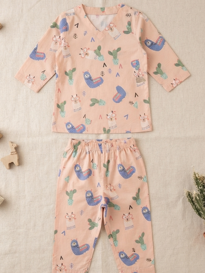 Llama Love Night Suit
