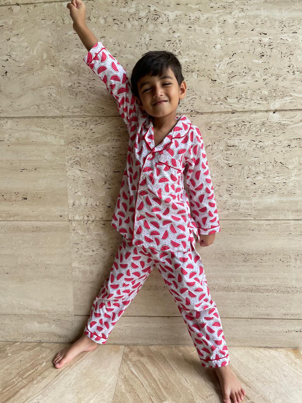 Watermelon Smiles Night Suit
