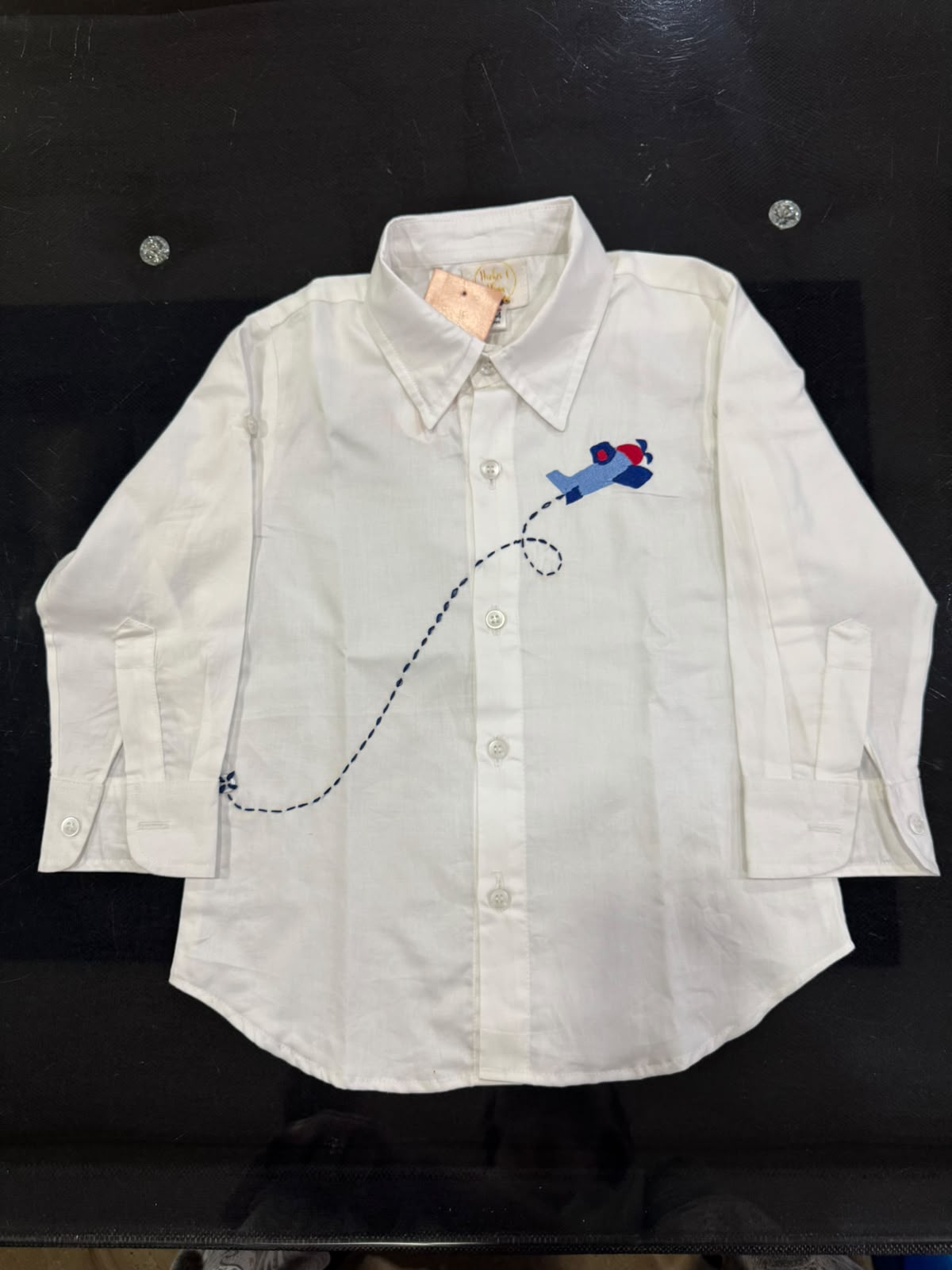 Little Pilot Cotton Shirt
