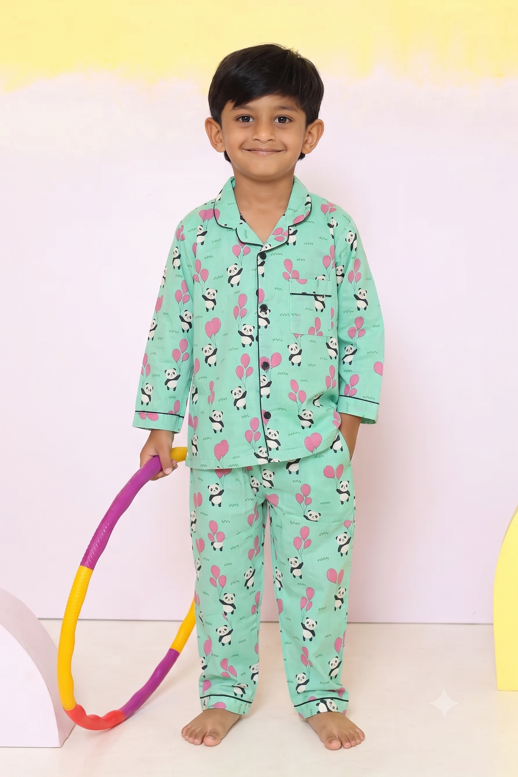 Panda Up & Away Night Suit